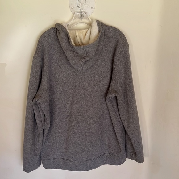 Cozy LaCoste sweatshirt for men size 6 or XL in great condition. Color is grey - Picture 3 of 4